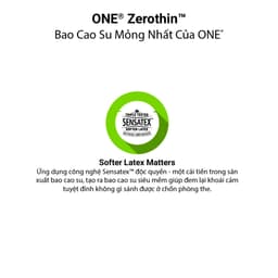 Thumbnail Bao Cao Su ONE của Mỹ Siêu Mỏng Mềm Truyền Nhiệt Nhanh One Zero Thin size 53mm 4