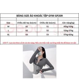 Thumbnail Áo Khoác Thể Thao Tập Gym Tập Yoga Nữ Dài Tay Phối Khóa Kéo Co Giãn Thấm Hút Mồ Hôi GEPO GP209 2