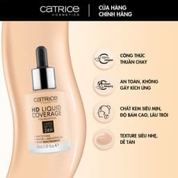 Thumbnail Kem Nền Catrice HD Liquid Coverage Foundation 30ml 3