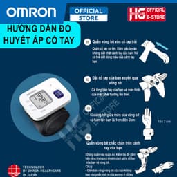 Thumbnail Máy Đo Huyết Áp Cổ Tay Omron HEM-6161 | Công Nghệ Đo Intellisense Mới Tự Động Hoàn Toàn , Cho Kết Quả Đo Chính Xác 4
