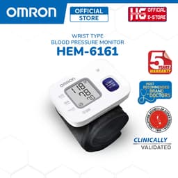 Thumbnail Máy Đo Huyết Áp Cổ Tay Omron HEM-6161 | Công Nghệ Đo Intellisense Mới Tự Động Hoàn Toàn , Cho Kết Quả Đo Chính Xác 1