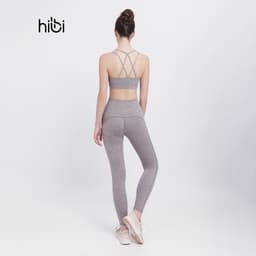Thumbnail Set Đồ Tập Yoga Gym Hibi Sports H132 Kiểu Bra 4 Dây Đan, Kèm Mút Ngực 4