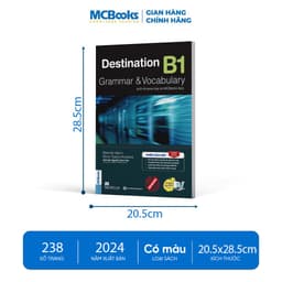 Thumbnail Sách - Trọn Bộ Giáo Trình Destination Grammar & Vocabulary B1, B2, C1&C2 phân loại Lẻ/combo 4