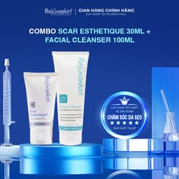 Thumbnail Combo chăm sóc da Rejuvaskin xoá Sẹo Thâm/ Sẹo Rỗ/ Sẹo Lõm Scar Esthetique 30ml và sữa rửa mặt loại bỏ bụi mịn 100ml 1