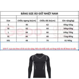 Thumbnail Áo Giữ Nhiệt Áo Legging Nam Dài Tay Chuyên Tập Gym Chạy Bộ Đá Bóng GEPO 2