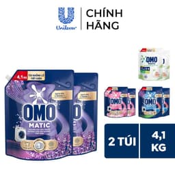 Thumbnail Combo 2 Túi Nước giặt OMO Matic Cửa trước 4,1kg/túi 1