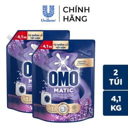 Thumbnail Combo 2 Túi Nước giặt OMO Matic Cửa trước 4,1kg/túi 2