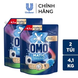 Thumbnail Combo 2 Túi Nước giặt OMO Matic Cửa trước 4,1kg/túi 3