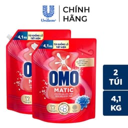 Thumbnail Combo 2 Túi Nước giặt OMO Matic Cửa trên 4,1kg/túi 3