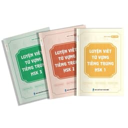 Thumbnail Combo 3 vở luyện viết từ vựng theo khung từ vựng hsk1-2-3 cho người mới bắt đầu 1