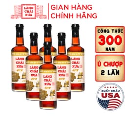 Thumbnail Nước mắm nhỉ 40 độ đạm Làng Chài Xưa nhãn vàng chai thủy tinh 500ml ủ chượp 2 lần đậm đà thơm ngon 1