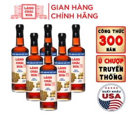 Thumbnail Thùng 6 chai nước mắm nhỉ xuất khẩu Làng Chài Xưa Nhãn Xanh 500ml/chai 1