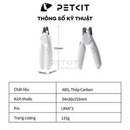 Thumbnail Kìm Bấm Cắt Móng Cho Chó Mèo Petkit Nail Clippers 4