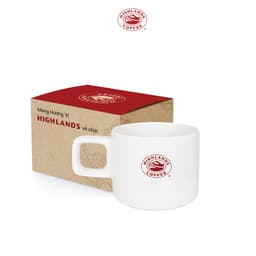 Thumbnail Ly sứ màu đỏ/trắng CUP280.C010H (màu ngẫu nhiên) 3