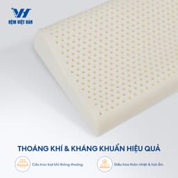 Thumbnail Gối Nằm Cao Su Thiên Nhiên Việt Hàn - Thiết Kế Lượn Sóng 4