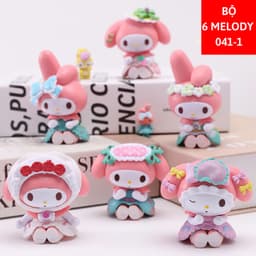 Thumbnail Hộp mù blindbox: Set 6 búp bê nhân vật Kuromi, Melody và Kuromi&Melody 3
