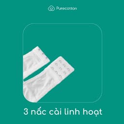 Thumbnail Áo lá bé gái Purecotton chất liệu cotton cao cấp kiểu dáng cài khuy có đệm PC119 3