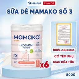 Thumbnail Sữa Dê MAMAKO Số 3 - 800g (COMBO 6 LON) 4