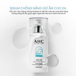 Thumbnail [AHCxĐộc quyền HANNAH] Serum/ Sữa dưỡng Chống nắng Lành Tính AHC SAFE ON 40ML/ 50ML 3