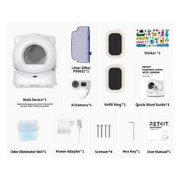 Thumbnail Máy vệ sinh PETKIT PUROBOT ULTRA AI, PUROBOT MAXPRO cho thú cưng 2025 3