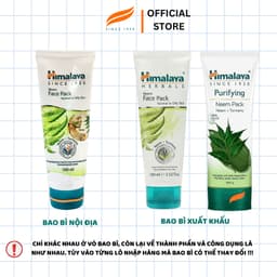 Thumbnail Mặt nạ đất sét lá neem loại bỏ mụn, bã nhờn và mờ thâm Himalaya Neem Face Pack 100ml 4