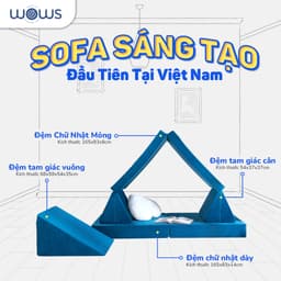 Thumbnail WOWS - Bộ 5 Đệm Foam Xếp Hình Dành Cho Trẻ Em - Sofa Sáng Tạo Jungle 2