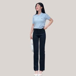 Thumbnail TTTHAO - Quần jean nữ ống đứng VNXK vải cotton co giãn cao cấp S100 3