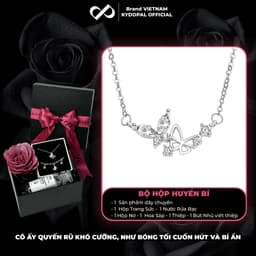 Thumbnail Dây chuyền bạc KYDOPAL đính đá cao cấp trang sức bạc nữ sang trọng 925 - PAL9B4C1 1