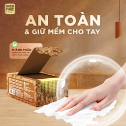 Thumbnail Khăn lau ban thờ Bách Phúc, khăn ướt bao sái lau ban thờ mùi hương trầm và hương quế 4