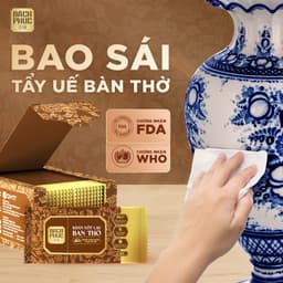 Thumbnail 2 hộp khăn ướt lau ban thờ Bách Phúc 20 chiếc/hộp, bao sái tiện lợi TẶNG 1 gói khăn ướt lau bếp F5 Clean 3