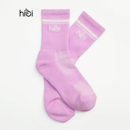 Thumbnail Tất Thể thao Hibi Sports A010 Cotton cổ cao có đệm chống hôi chân và bo chun bàn chân 4