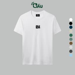 Thumbnail Áo thun nam GẤU 194 cổ tròn tay ngắn vải coton co dãn, dày dặn, form regular fit - G94 1