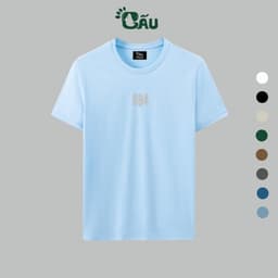 Thumbnail Áo thun nam GẤU 194 cổ tròn tay ngắn vải coton co dãn, dày dặn, form regular fit - G94 3