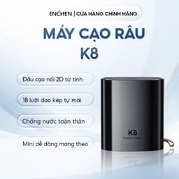 Thumbnail Máy cạo râu Enchen K8 đầu cạo 2D chống nước - Hàng chính hãng 1