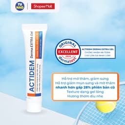 Thumbnail Combo da mụn Gel giảm mụn Actidem Derma Gel 18g + Gel rửa mặt Actidem Derma pH 150ml/ Derma Gel 40g/ Derma Extra 18g 1