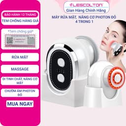 Thumbnail Set máy triệt mini đầu triệt lạnh, trị mụn và máy rửa mặt đa chức năng 5in1 đẩy tinh chất, nâng cơ mặt, rửa mặt 2
