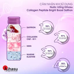 Thumbnail Hộp 10 Chai Nước Collagen Kihasu Cao Cấp Hỗ Trợ Sáng Da, Mờ Nám, Hương Vị Thơm Ngon Dễ Uống 2