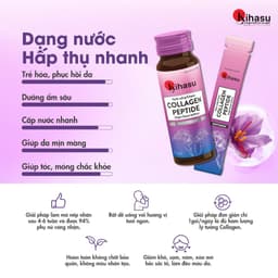 Thumbnail Hộp 10 Chai Nước Collagen Kihasu Cao Cấp Hỗ Trợ Sáng Da, Mờ Nám, Hương Vị Thơm Ngon Dễ Uống 1