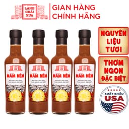 Thumbnail [COMBO 4 CHAI] Mắm nêm pha sẵn cao cấp Làng Chài Xưa, nguyên liệu tươi, thơm ngon đặc biệt, chai thủy tinh 300g 1