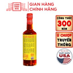 Thumbnail Nước mắm nhỉ cá cơm ruột đỏ Làng Chài Xưa 500ml/chai cá ngon vùng nước trồi 300 năm truyền thống 2