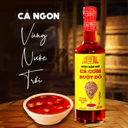 Thumbnail Nước mắm nhỉ cá cơm ruột đỏ Làng Chài Xưa 500ml/chai cá ngon vùng nước trồi 300 năm truyền thống 4