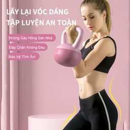 Thumbnail OneTwoFit Tạ Bình Vôi,Tạ Ấm, Tạ chuông mềm Tập Gym Tập Mông Đùi Gym Thể Dục Tại Nhà 4KG 6KG 2