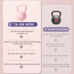 Thumbnail OneTwoFit Tạ Bình Vôi,Tạ Ấm, Tạ chuông mềm Tập Gym Tập Mông Đùi Gym Thể Dục Tại Nhà 4KG 6KG 4