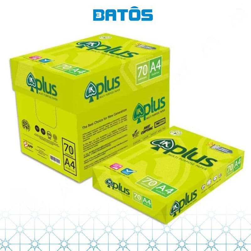 Ảnh Giấy in A4 IK Plus 70gsm, 500 tờ/ Ream, nhập khẩu từ Indonesia. 2