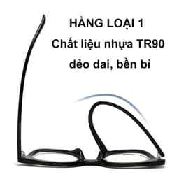 Thumbnail Gọng kính cận thời trang nam nữ ANDU dáng vuông WILD chữ V chống tia UV chất liệu nhựa cao cấp - 356 3