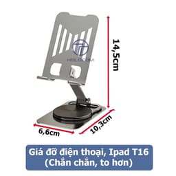 Thumbnail Giá Đỡ Điện Thoại Ipad Để Bàn HOLOCOM CY010 Đế Xoay 360 Độ, Kệ Đỡ Điện Thoại Bằng Hợp Kim Nhôm Gấp Gọn Tiện Lợi 3
