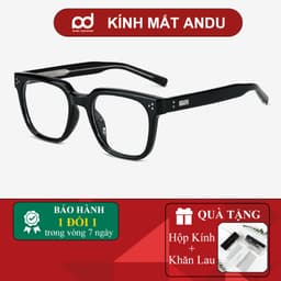 Thumbnail Gọng kính cận thời trang nam nữ ANDU EYEWEAR dáng vuông chống tia UV chất liệu nhựa 9137 1