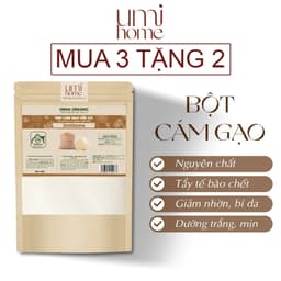 Thumbnail Tinh Cám Gạo đắp mặt hữu cơ UMIHOME nguyên chất 40g tắm trắng body và tẩy tế bào chết hiệu quả 1