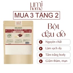 Thumbnail Bột Đậu Đỏ hữu cơ UMIHOME nguyên chất 40g dùng dưỡng trắng toàn thân, đắp mặt nạ giúp trắng da 1