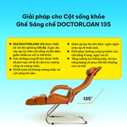 Thumbnail Ghế sáng chế DOCTORLOAN 135 độ giúp hỗ trợ nắn chỉnh cột sống 3